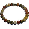 Kralen armband multi color picasso jasper