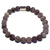 Kralen armband purple stone