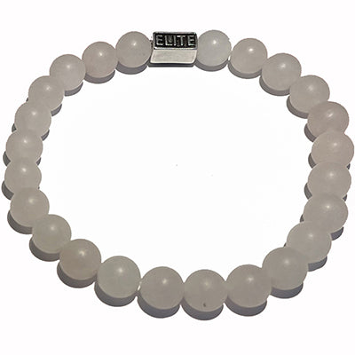 Kralen armband white jade