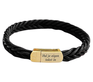 Leren armband "Toledo" - Olijf