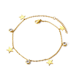 Medellin - armband met sterretjes en diamantjes